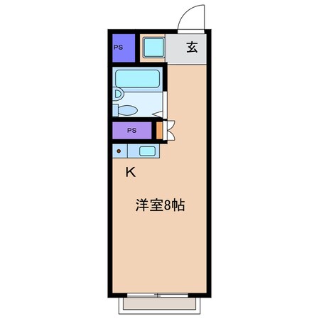 海山道駅 徒歩5分 3階の物件間取画像